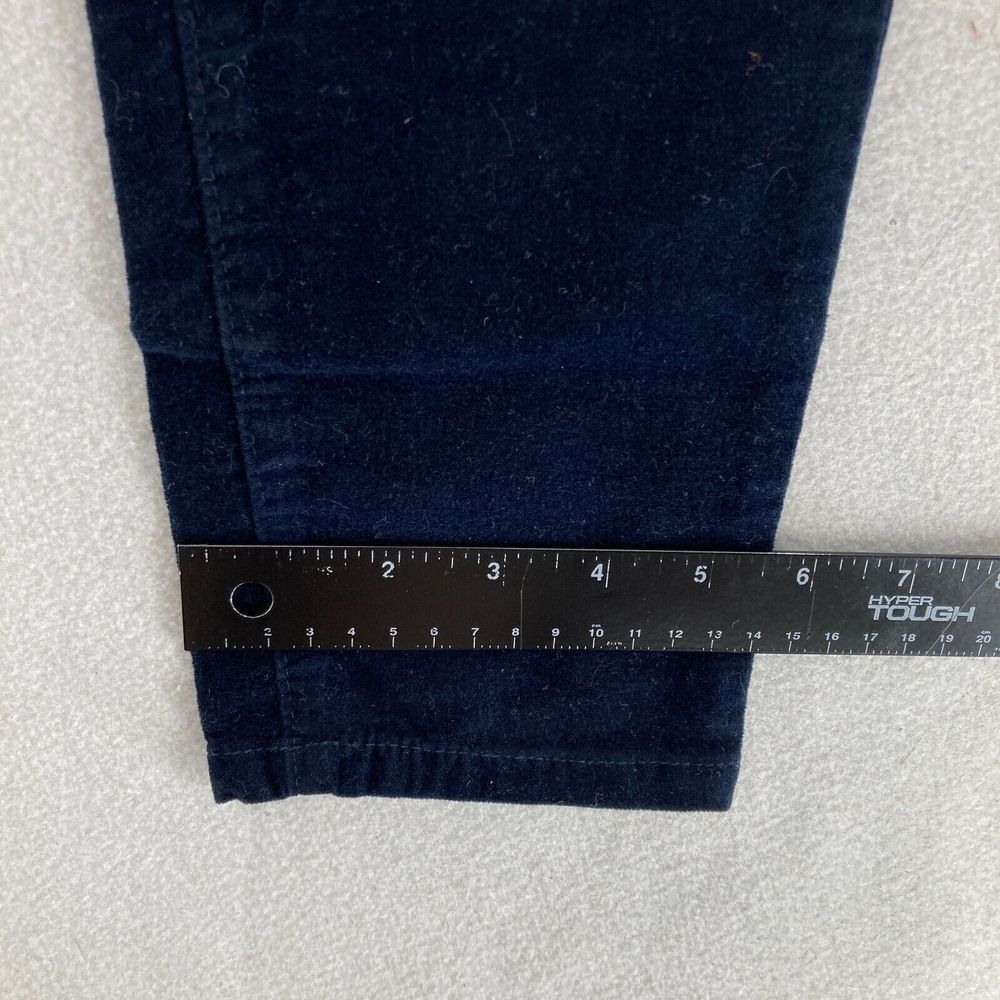 Buffalo David Bitton Marvel‎ Velvet Skinny Ankle Pants Women's 2/26 Blue Stretch - Picture 10 of 13